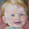 Elaina; Oil Pastel; 24 x 18 inches;